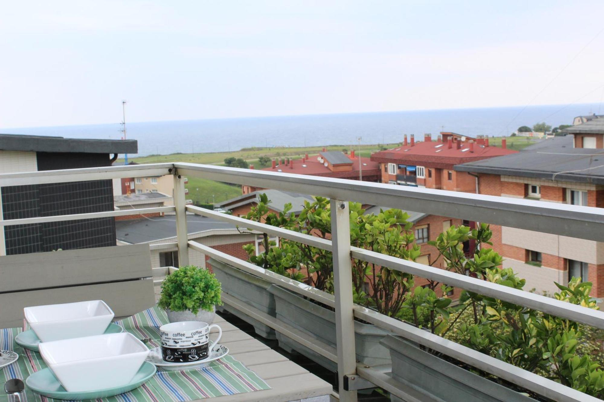Junto A Las Playas,Dos Terrazas Y Vistas Al Mar Сопелана Экстерьер фото